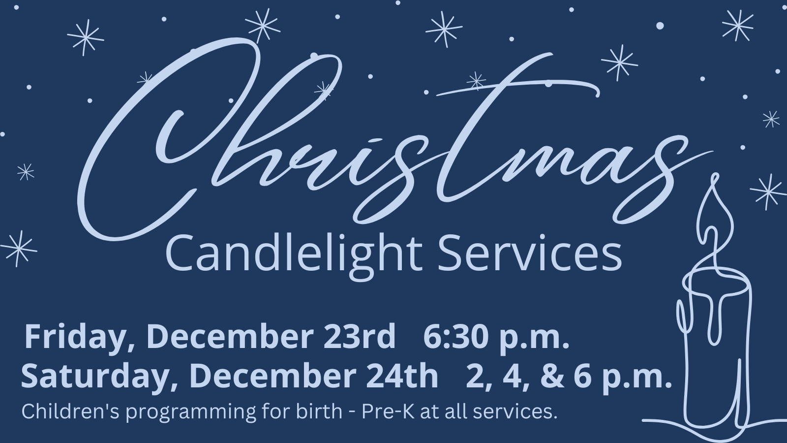 Candlelight slide